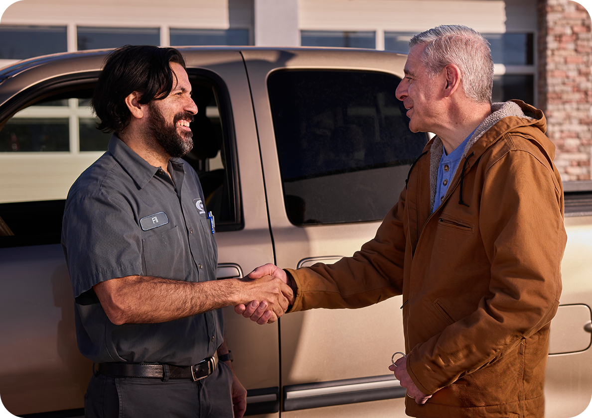 People discussing options